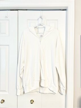 Aritzia TNA Towel Boyfriend Zip Up Hoodie